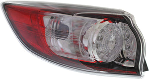 MAZDA 3 10-13 TAIL LAMP LH, Outer, Assembly, LED Type, Hatchback