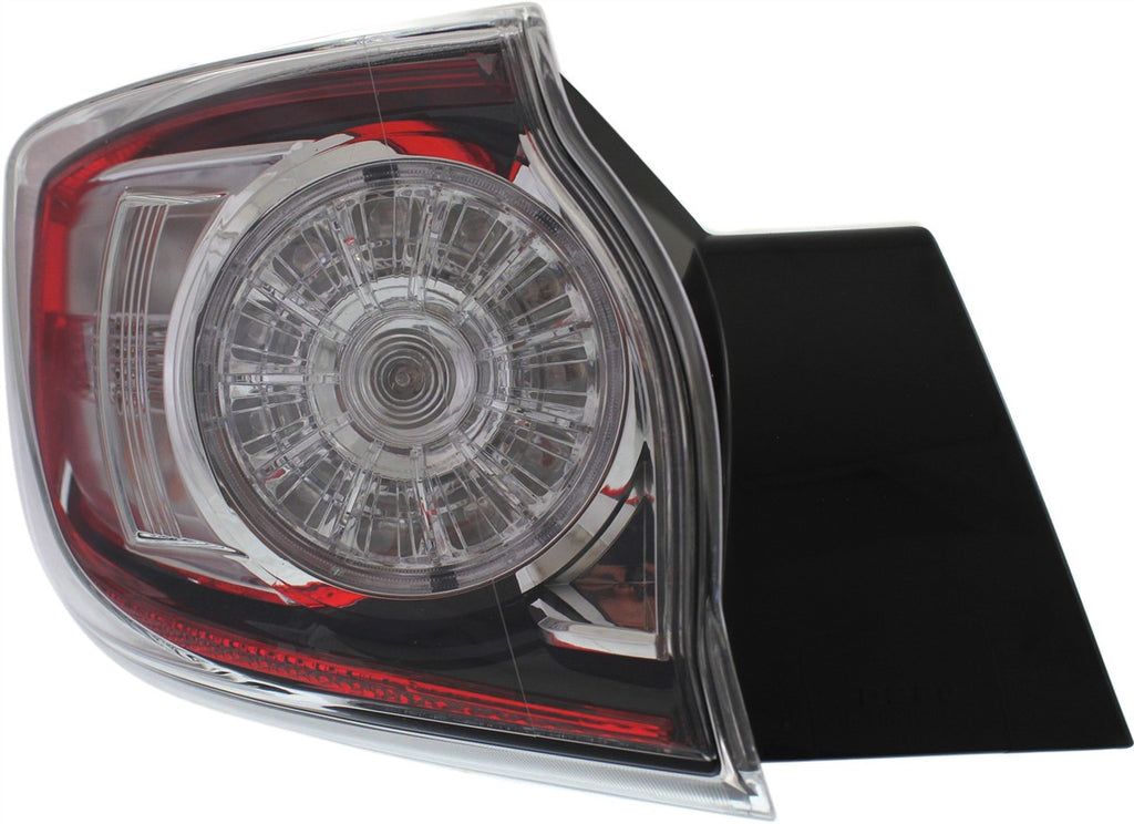 MAZDA 3 10-13 TAIL LAMP LH, Outer, Assembly, LED Type, Hatchback