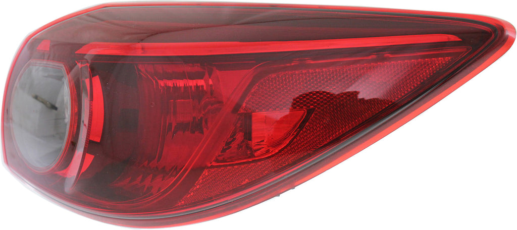 MAZDA 3 14-18 TAIL LAMP RH, Outer, Assembly, Halogen, Hatchback, (Mexico, 17-18)/Japan Built Vehicle - CAPA