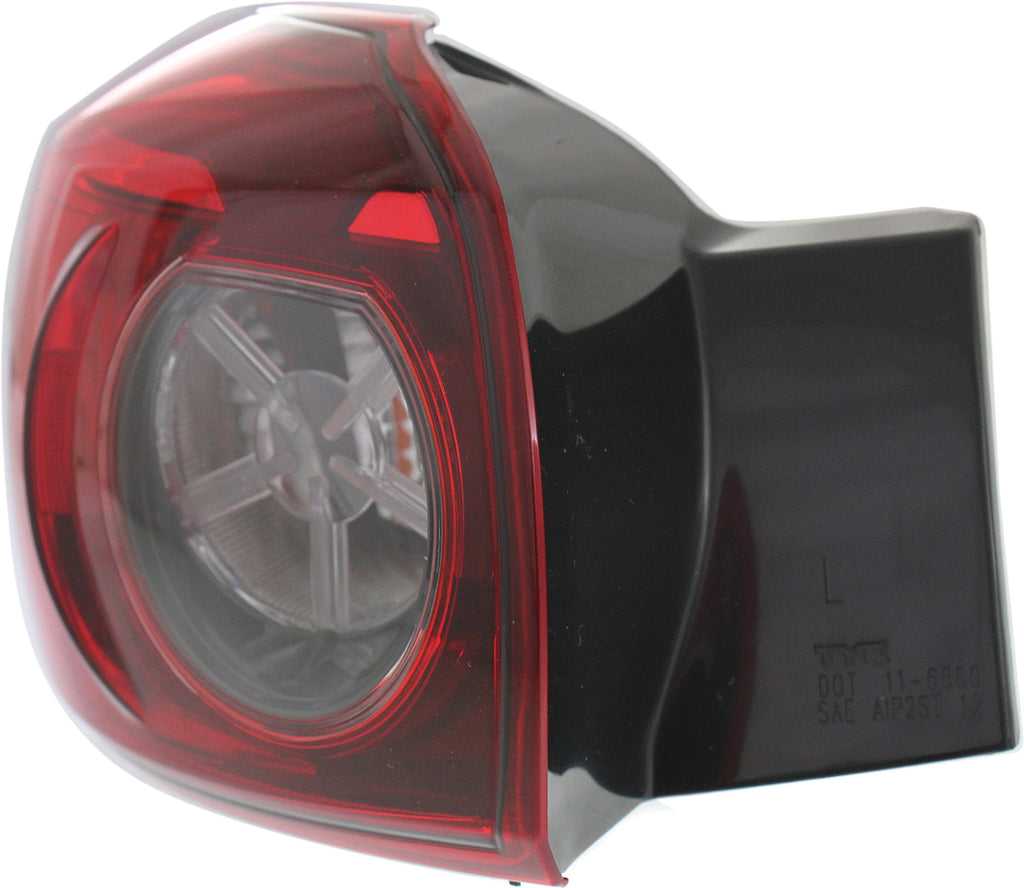 MAZDA 3 14-18 TAIL LAMP LH, Outer, Assembly, Halogen, Hatchback, (Mexico, 17-18)/Japan Built Vehicle - CAPA