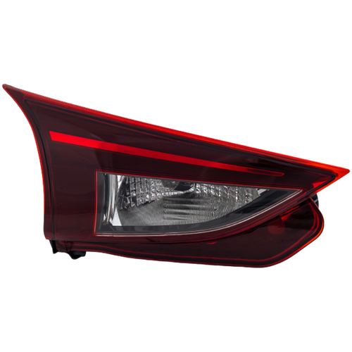 MAZDA 3 14-18 TAIL LAMP LH, Inner, Assembly, Halogen, Hatchback, (Mexico, 17-18)/Japan Built Vehicle - CAPA