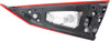 MAZDA 3 14-18 TAIL LAMP LH, Inner, Assembly, Halogen, Sedan, (Mexico, 16-18)/Japan Built Vehicle - CAPA