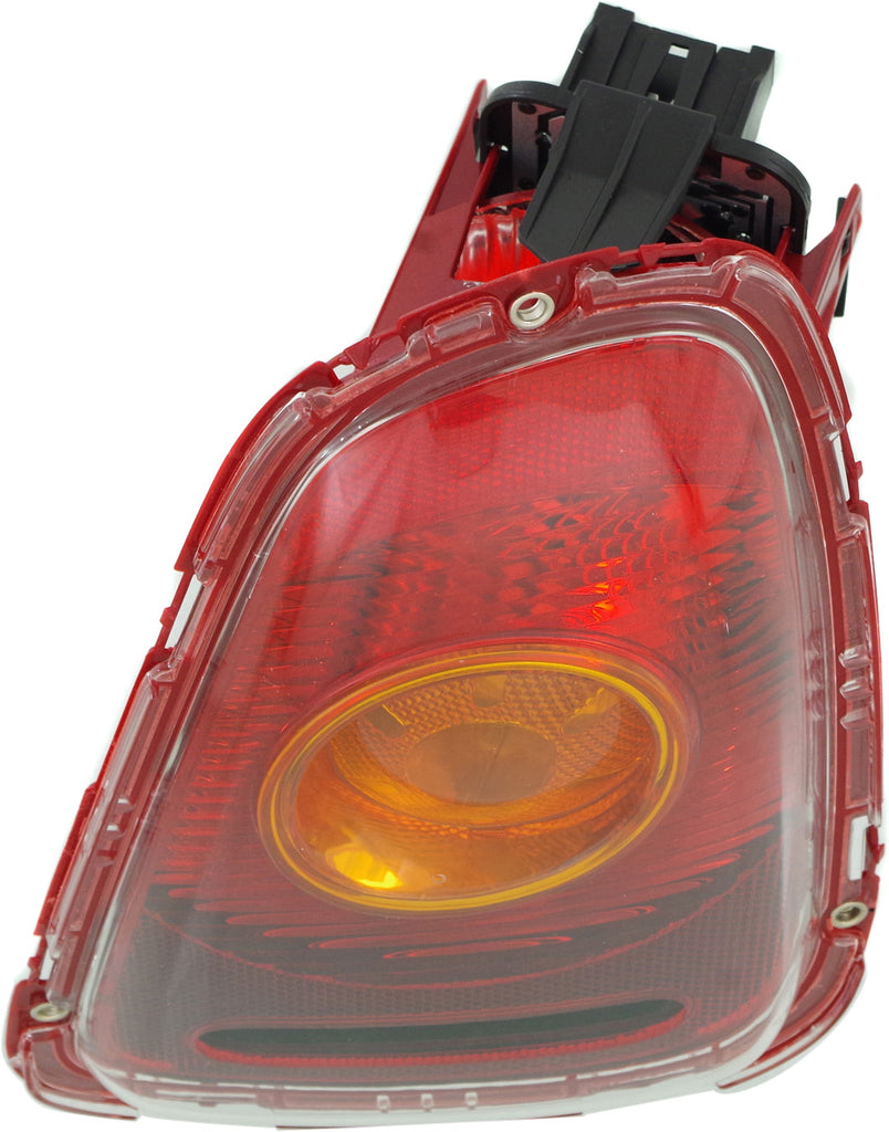 COOPER 07-10 TAIL LAMP RH, Assy, Yellow Turn Indicator, Hatchback/(Convertible 09-10, Amber Lens)