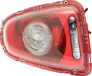COOPER 07-10 TAIL LAMP RH, Assy, White Turn Indicator, Hatchback/(Convertible 09-10, Clear Lens)