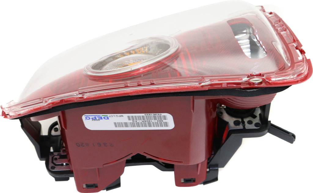 COOPER 07-10 TAIL LAMP RH, Assy, White Turn Indicator, Hatchback/(Convertible 09-10, Clear Lens)