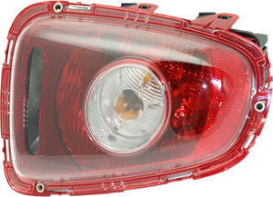 COOPER 07-10 TAIL LAMP LH, Assy, White Turn Indicator, Hatchback/(Convertible 09-10, Clear Lens)
