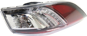 MAZDA 3 10-13 TAIL LAMP LH, Outer, Assembly, LED Type, Sedan