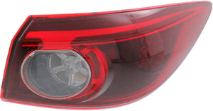 MAZDA 3 14-14 TAIL LAMP RH, Outer, Assembly, LED, To 3-31-14, Sedan - CAPA