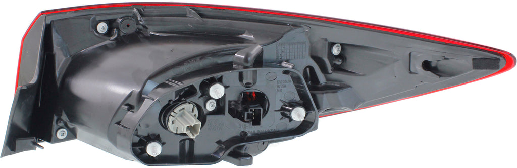 MAZDA 3 14-14 TAIL LAMP LH, Outer, Assembly, LED, To 3-31-14, Sedan - CAPA