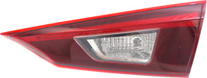 MAZDA 3 14-14 TAIL LAMP RH, Inner, Assembly, LED, To 3-31-14, Sedan