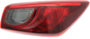 CX-3 16-22 TAIL LAMP RH, Outer, Assembly, Bulb Type