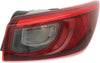 CX-3 16-22 TAIL LAMP RH, Outer, Assembly, Bulb Type