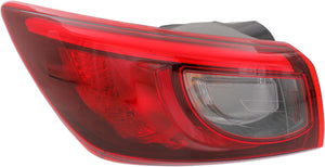 CX-3 16-22 TAIL LAMP LH, Outer, Assembly, Bulb Type - CAPA