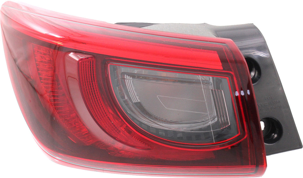 CX-3 16-22 TAIL LAMP LH, Outer, Assembly, Bulb Type