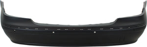 E-CLASS 07-09 REAR BUMPER COVER, Prmd, w/o AMG Styling and Sport Pkg, w/ Parktronic Holes, Sdn