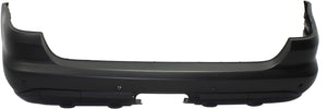 M-CLASS 02-05 REAR BUMPER COVER, Primed, w/o Styling Package, w/ Trailer Hitch Hole and Parktronic Holes