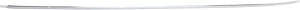 C-CLASS 08-11 REAR BUMPER MOLDING, Center, Impact Strip, Chrome, w/o Sport Pkg, (Exc. C63 Model)