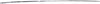 C-CLASS 08-11 REAR BUMPER MOLDING, Center, Impact Strip, Chrome, w/o Sport Pkg, (Exc. C63 Model)