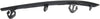 E-CLASS 14-16 REAR BUMPER MOLDING RH, Impact Strip, Black, w/ AMG Styling Pkg., Sedan