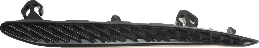 E-CLASS 14-16 REAR BUMPER MOLDING LH, Impact Strip, Black, w/ AMG Styling Pkg., Sedan