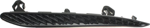 E-CLASS 14-16 REAR BUMPER MOLDING LH, Impact Strip, Black, w/ AMG Styling Pkg., Sedan