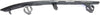 E-CLASS 14-16 REAR BUMPER MOLDING LH, Impact Strip, Black, w/ AMG Styling Pkg., Sedan