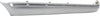C63 AMG 15-18 REAR BUMPER MOLDING LH, Textured Black, Side Cover, Type 2, Sedan