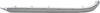C63 AMG 15-18 REAR BUMPER MOLDING LH, Textured Black, Side Cover, Type 2, Sedan