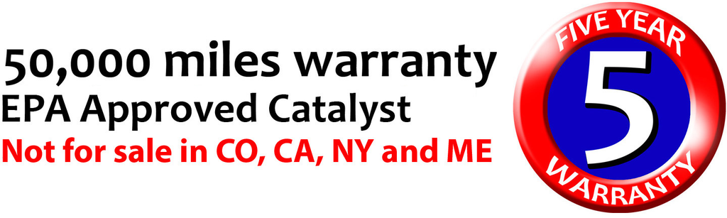 MONTERO 01-02 CATALYTIC CONVERTER, w/ Flat Gasket and O-Ring Gaskets, 6 Cyl, 3.5L eng.