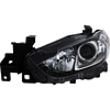 MAZDA 6 14-17 HEAD LAMP LH, Lens and Housing, Halogen, Sport/Touring Models - CAPA