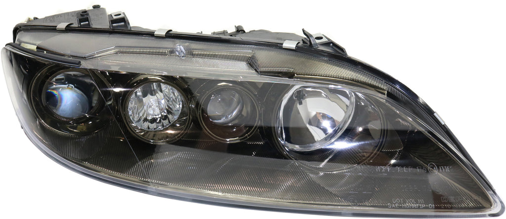 MAZDA 6 03-05 HEAD LAMP RH, Lens and Housing, w/ Fog Lights, Sport Type