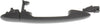 MAZDA 6 09-13 FRONT EXTERIOR DOOR HANDLE LH, Outside, Primed Black, w/o Keyhole, Plastic (=REAR)
