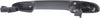 MAZDA 6 09-13 FRONT EXTERIOR DOOR HANDLE LH, Outside, Primed Black, w/o Keyhole, Plastic (=REAR)