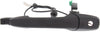 CX-9 07-13 FRONT EXTERIOR DOOR HANDLE LH, Primed Black, w/ Keyhole, w/ Smart Entry