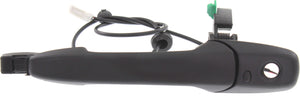 CX-9 07-13 FRONT EXTERIOR DOOR HANDLE LH, Primed Black, w/ Keyhole, w/ Smart Entry