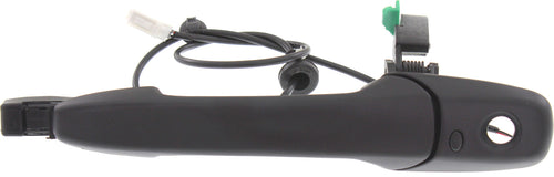 CX-9 07-13 FRONT EXTERIOR DOOR HANDLE LH, Primed Black, w/ Keyhole, w/ Smart Entry
