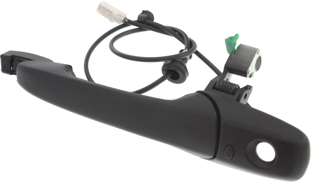 CX-9 07-13 FRONT EXTERIOR DOOR HANDLE LH, Primed Black, w/ Keyhole, w/ Smart Entry