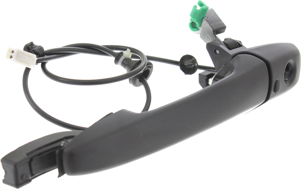 CX-9 07-13 FRONT EXTERIOR DOOR HANDLE LH, Primed Black, w/ Keyhole, w/ Smart Entry