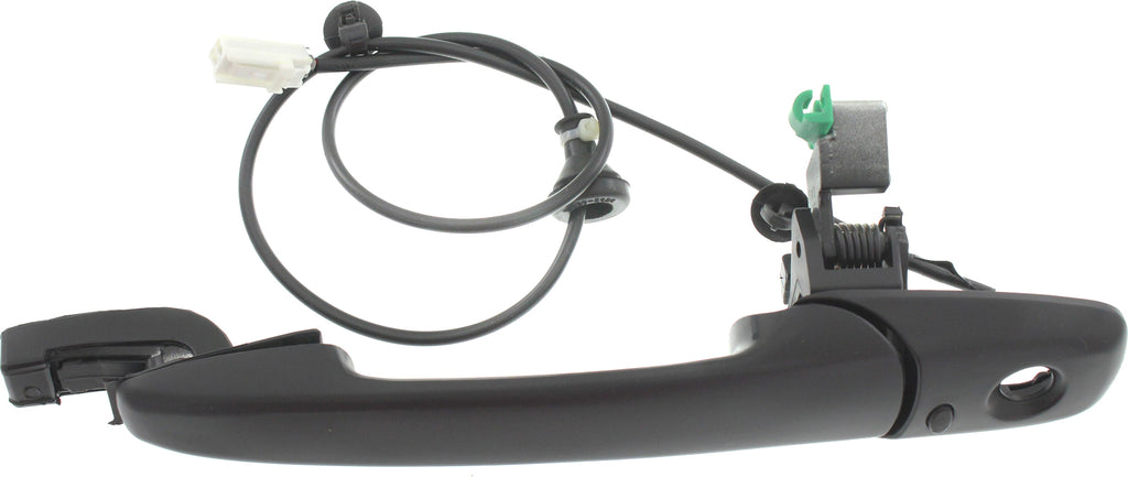 CX-9 07-13 FRONT EXTERIOR DOOR HANDLE LH, Primed Black, w/ Keyhole, w/ Smart Entry