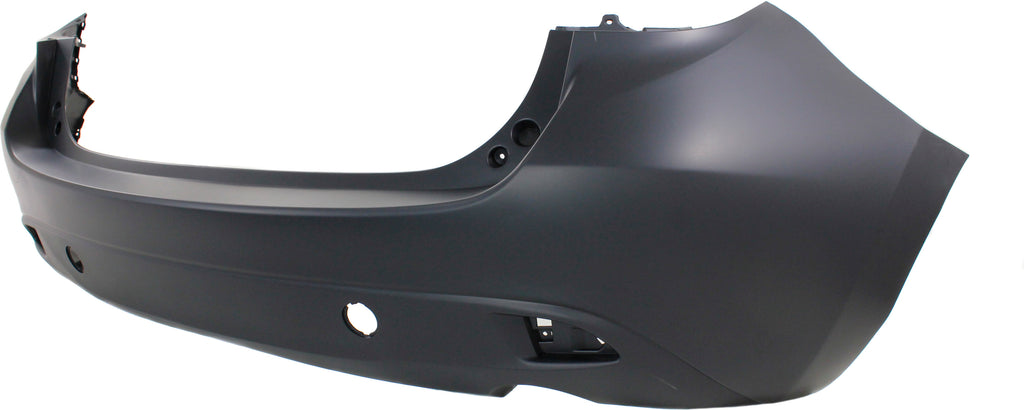 MAZDA 3 14-16 REAR BUMPER COVER, Primed, Hatchback - CAPA