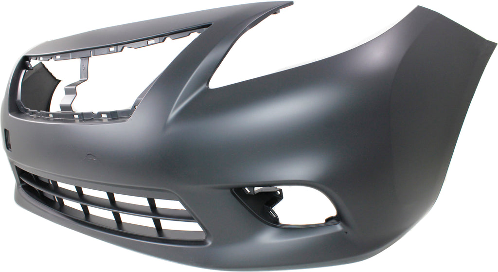 VERSA 13-14 FRONT BUMPER COVER, Primed, Automatic CVT