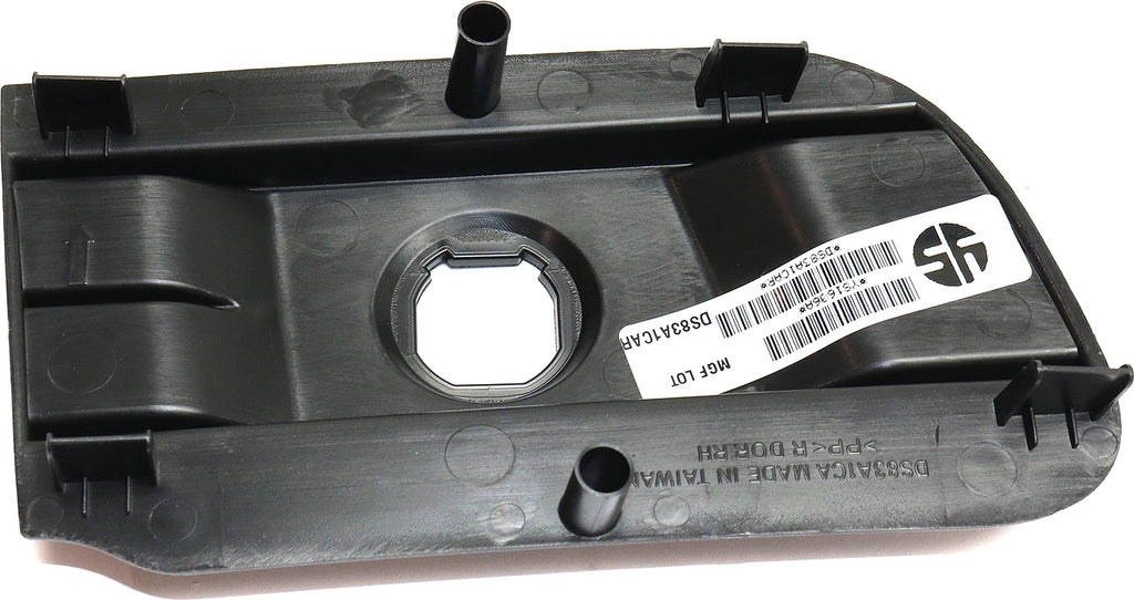 TITAN XD 16-21 FRONT BUMPER FILLER RH, Grille Cover, Textured, w/ Parking Aid Sensor Holes