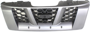 XTERRA 05-08 GRILLE, Painted Silver Shell/Painted Gray Insert