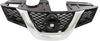 ROGUE 14-16 GRILLE, Painted Black Shell and Insert, w/ Chrome Molding and Hole, SL/(SV-w/ Premium Pkg) Model, USA Built Vehicle - CAPA