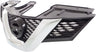 ROGUE 14-16 GRILLE, Painted Black Shell and Insert, w/ Chrome Molding and Hole, SL/(SV-w/ Premium Pkg) Model, USA Built Vehicle - CAPA