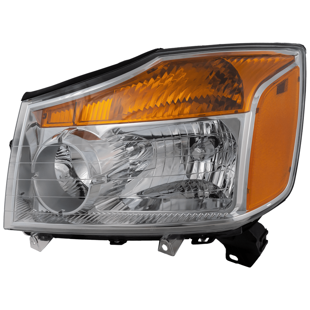 TITAN 08-15 HEAD LAMP LH, Assembly, Halogen - CAPA