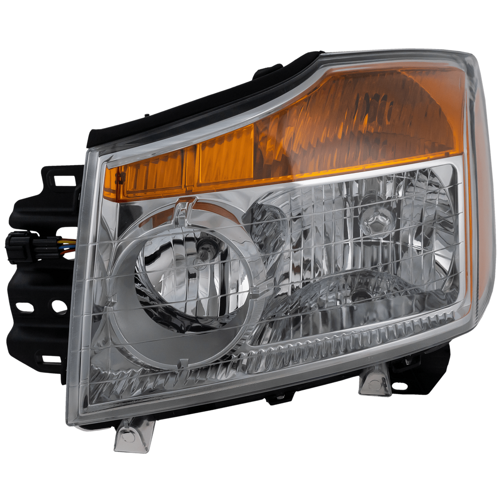 TITAN 08-15 HEAD LAMP LH, Assembly, Halogen - CAPA