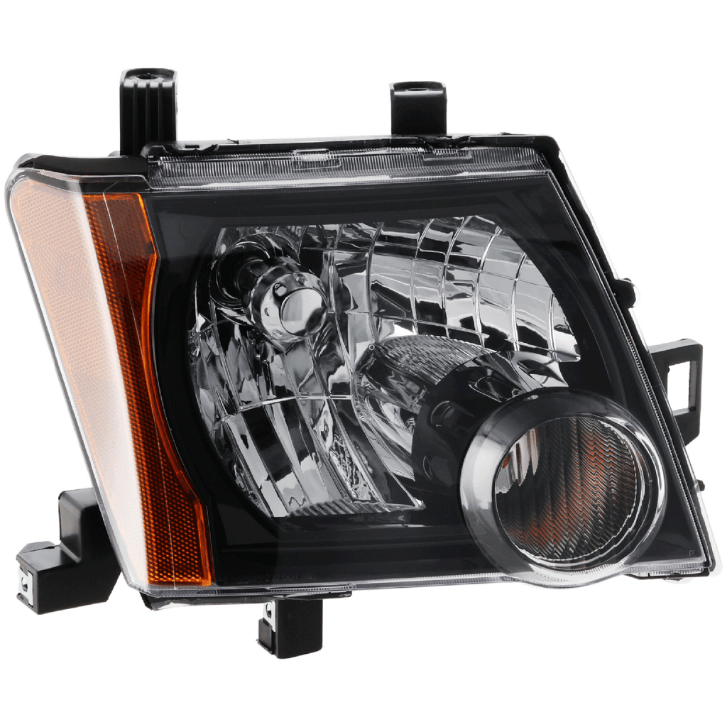 XTERRA 09-15 HEAD LAMP RH, Assembly, Halogen, Black Interior, S/X Models - CAPA