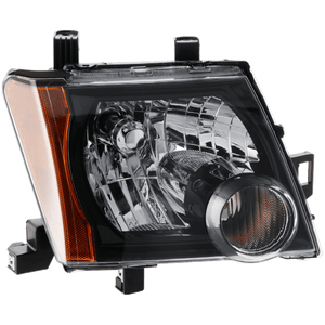 XTERRA 09-15 HEAD LAMP RH, Assembly, Halogen, Black Interior, S/X Models - CAPA