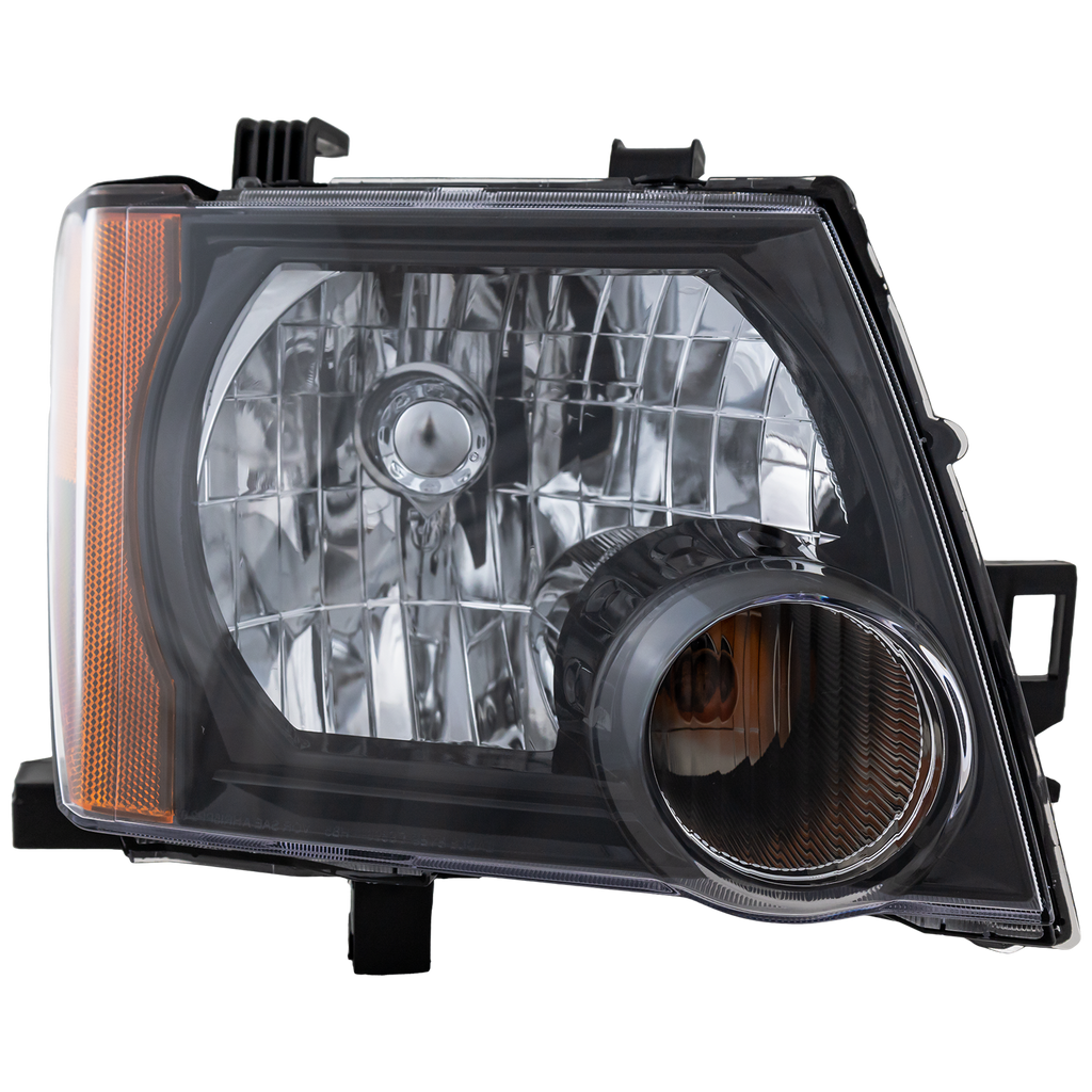 XTERRA 09-15 HEAD LAMP RH, Assembly, Halogen, Black Interior, S/X Models